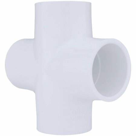 CHARLOTTE PIPE AND FOUNDRY 1-1/4 In. Schedule 40 Slip PVC Cross PVC 02410  1000HA